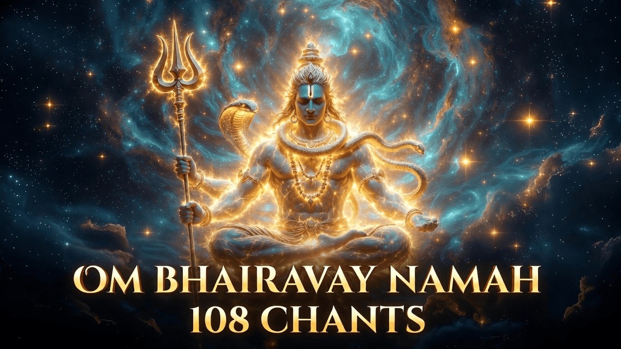 ॐ भैरवाय नमः | Om Bhairavaya Namah 108 Times | Most Powerful Protection Mantra