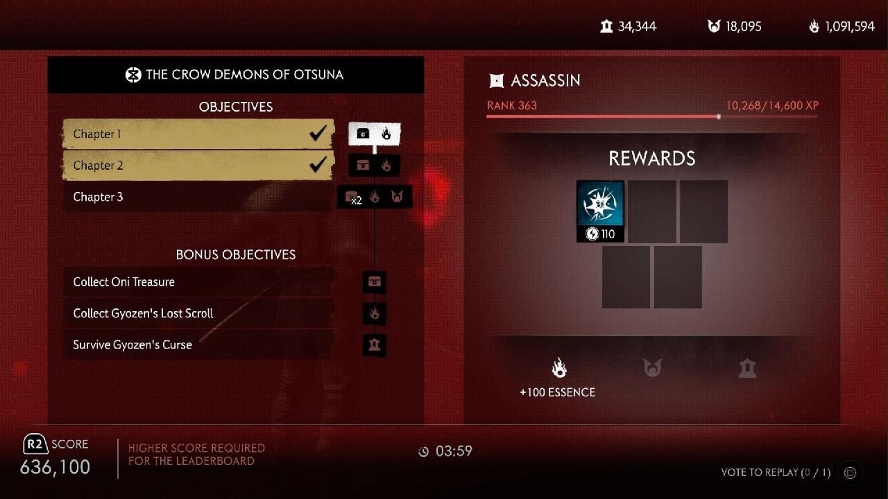 Ghost of Tsushima | the crow demons of otsuna | solo | 3:59