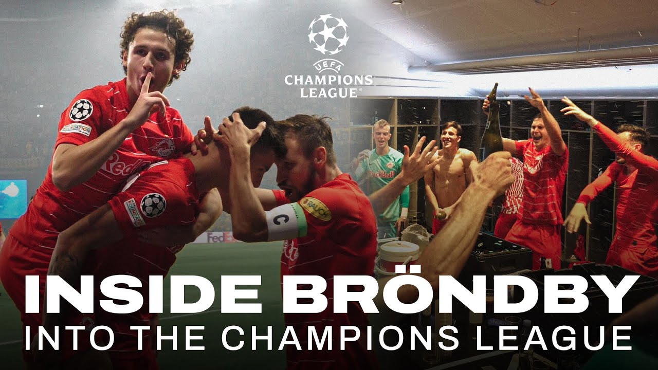 INSIDE MATCHDAY | Bröndby 1-2 Salzburg | UCL Play-off | Goals: Benji Sesko & Brenden Aaronson