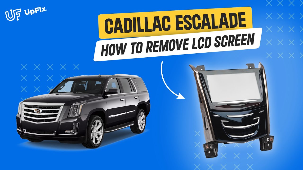 Как удалить экран Cadillac Escalade Cue, проблемы с сенсорным ЖК-дисплеем. Руководство.