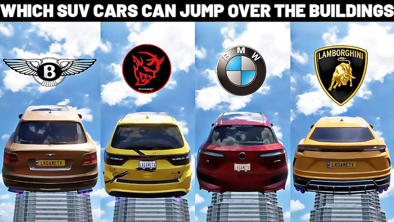 WHICH SUV CARS CAN JUMP OVER THE BUILDINGS IN FORZ HORIZON 5 (LET'S FIND OUT)
