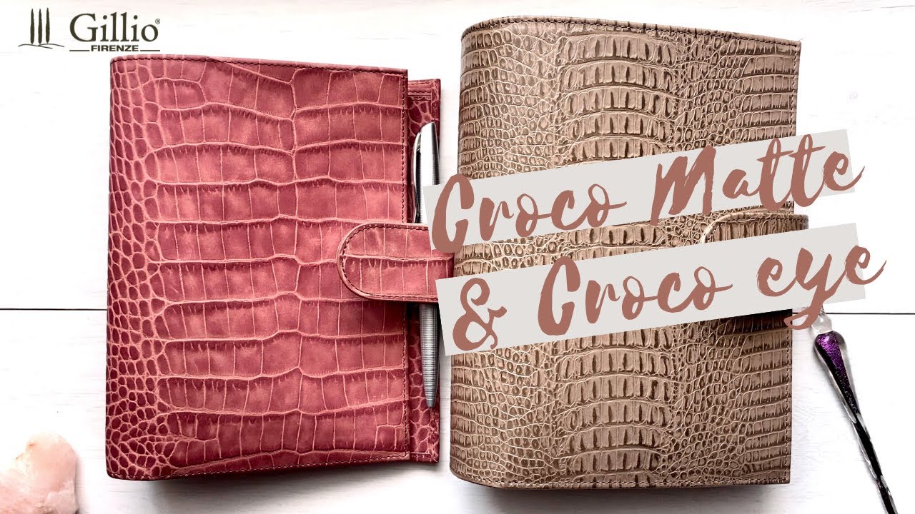 Gillio Firenze Planner Unboxing & Overview: Medium Mia Cara,  Pocket & Medium XL Compagna Crocos!