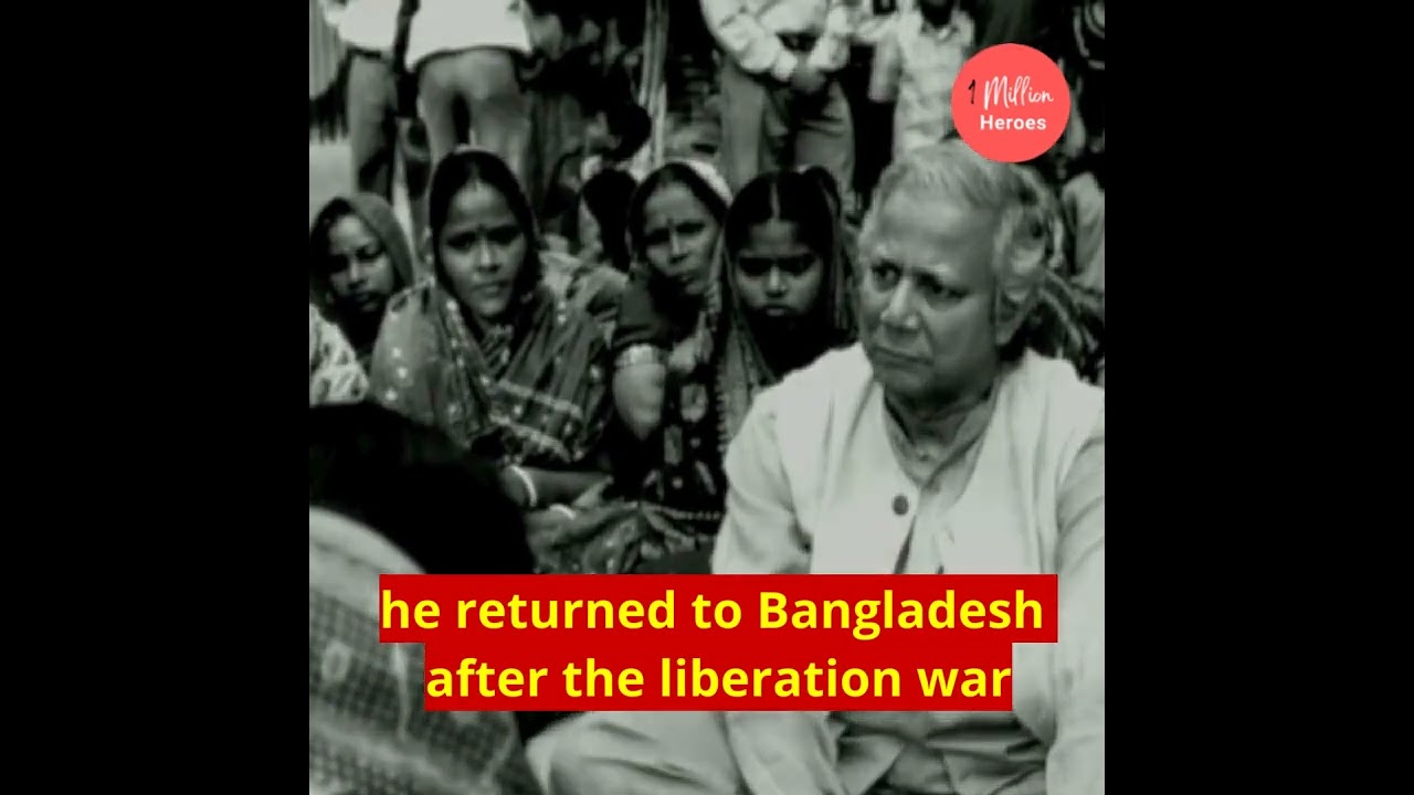 Did you know Muhammad Yunus got Nobel prize for his pioneer in micro-credit loans?