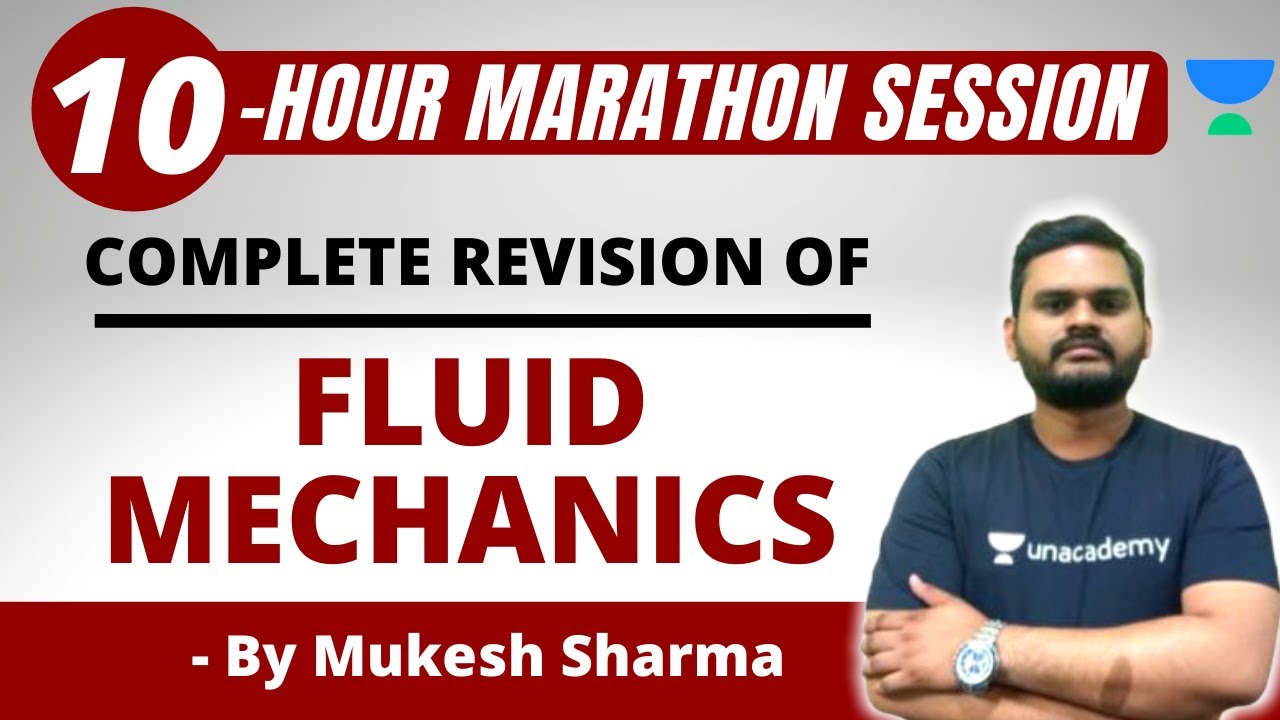 Fluid Mechanics | Marathon Session | GATE/ESE 2021 | GATE/ESE Exam Preparation | Mukesh Sharma