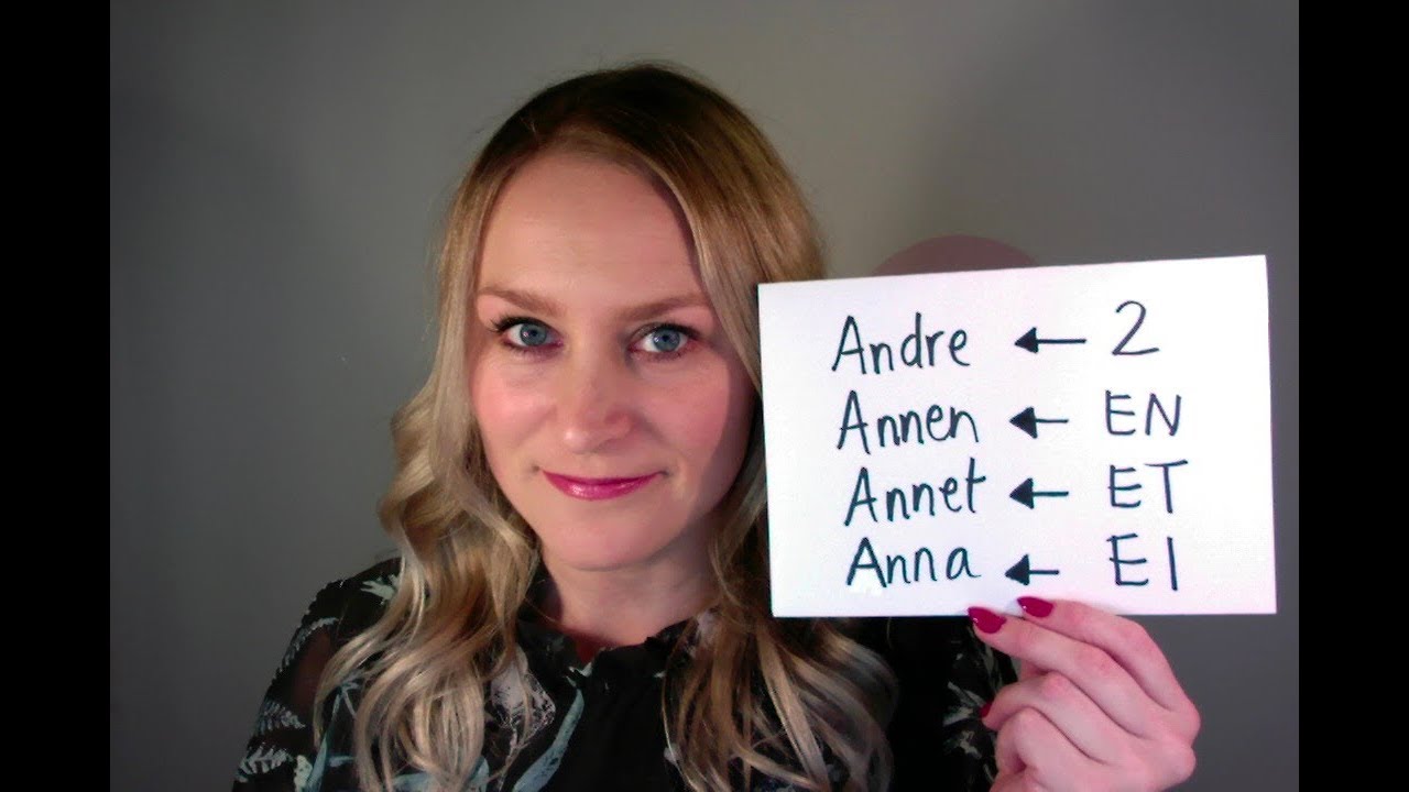 Video 263: Andre, annen, annet og anna