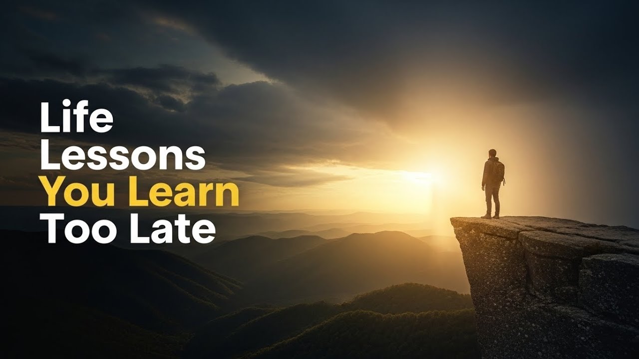 Life Lessons You Learn Too Late | Growth, Patience & Inner Strength.