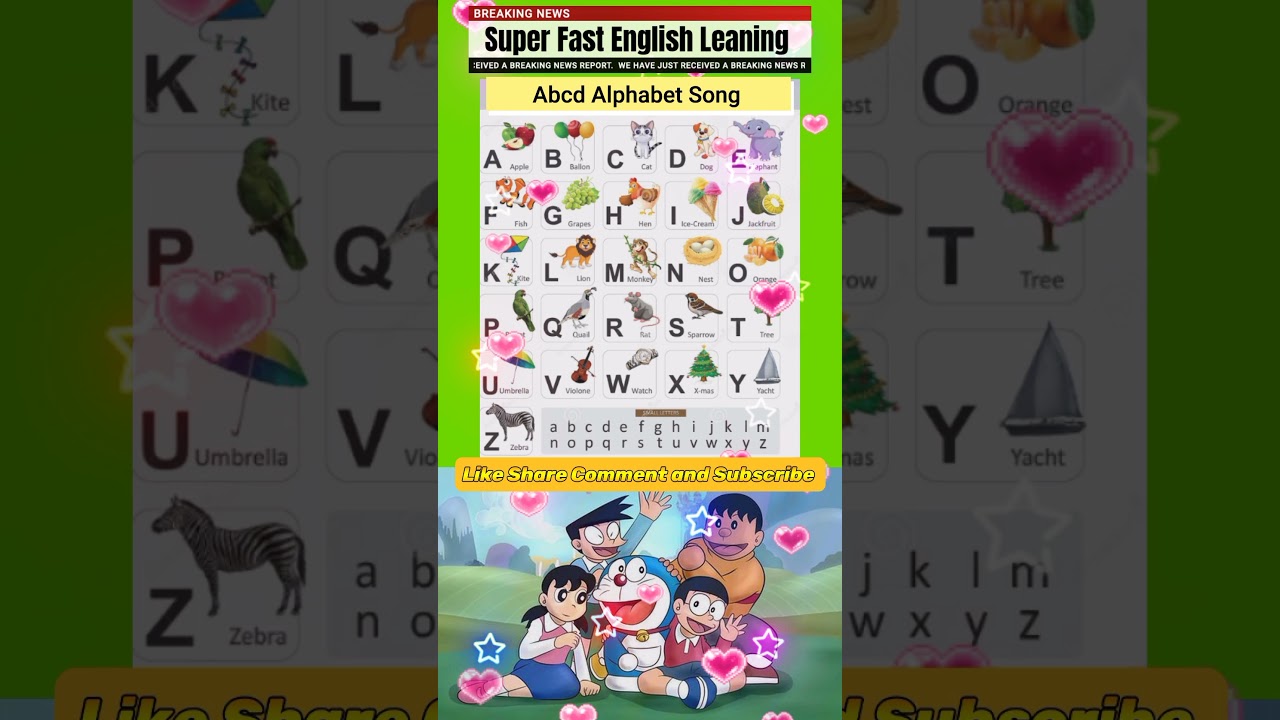 Abcd Alphabet Song #shorts #short #viral #video #trending #shortvideo #ytshorts #youtubeshorts #abcd