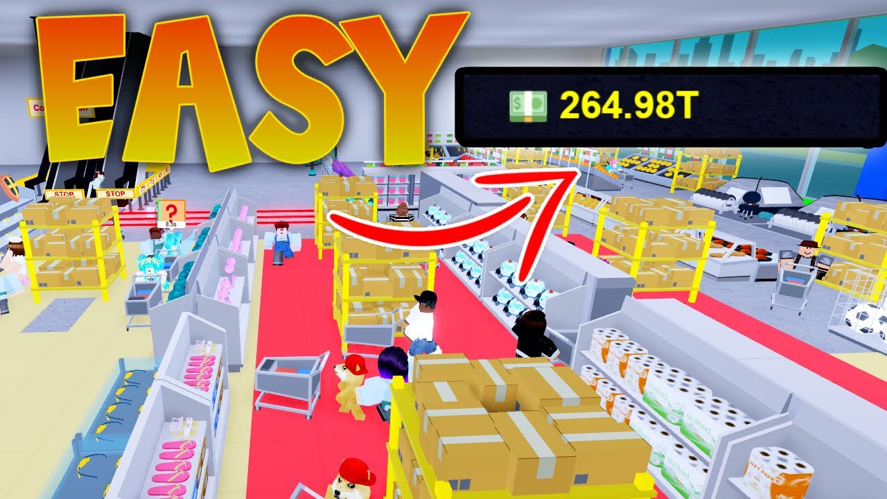 How I Made $250+ TRILLION *SUPER EASY* ! My Supermarket Roblox