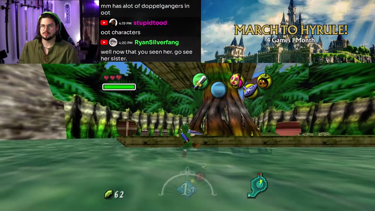 March To Hyrule Day 14⚔️ The Swamp  | Legend of Zelda: Majora's Mask Blind Playthrough Cozy