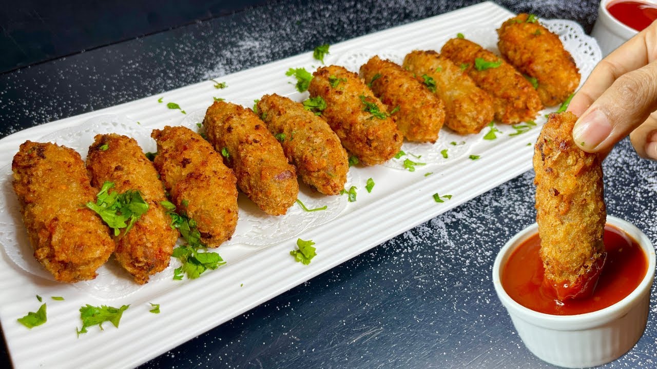 Cheese Chicken Fingers Freeze & Store | इफ्तारी के लिए बनाएं चीज़ चिकन फिंगर्स | Chicken Kabab Recipe