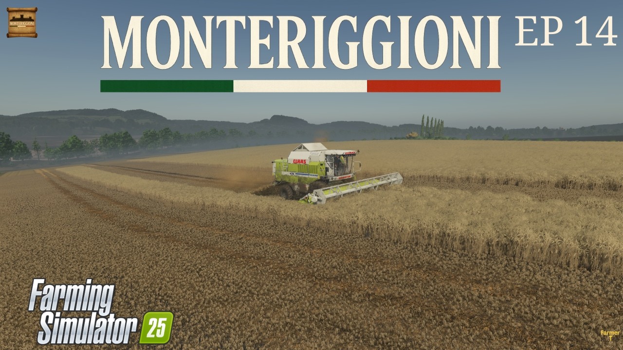 Monteriggioni Ep 14-Mow the New field and buy a new Baler.#fs25