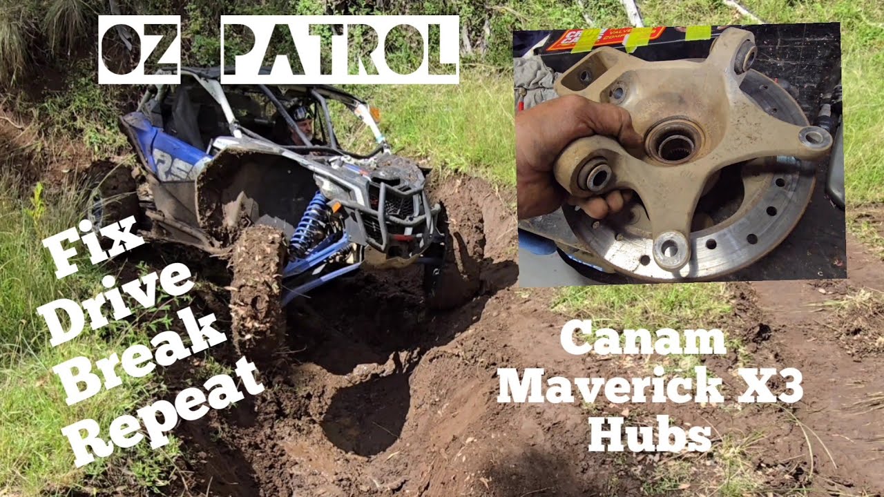 Подшипники для колёс Canam Maverick X3. Пора менять.
