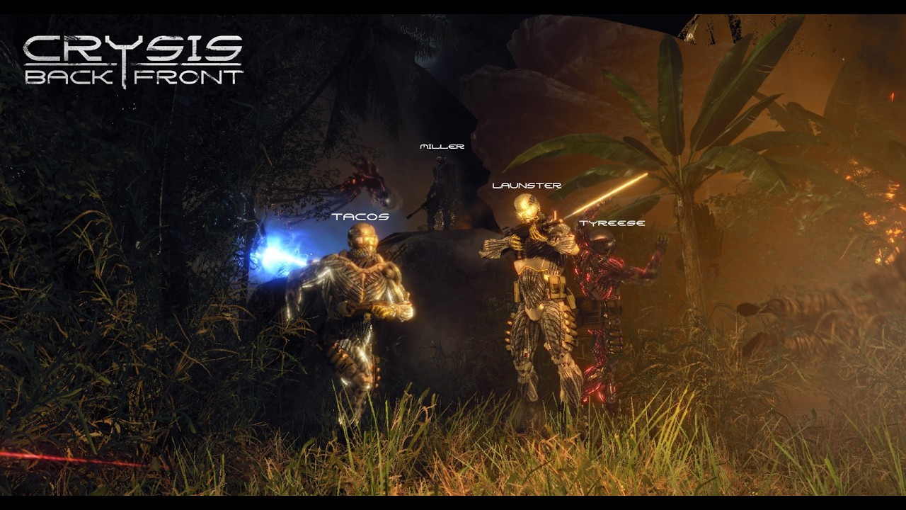 Про модификацию Crysis   Backfront . Наноотряд Sierra  .Восточная часть Линкшана .Нанокостюм 1. 5