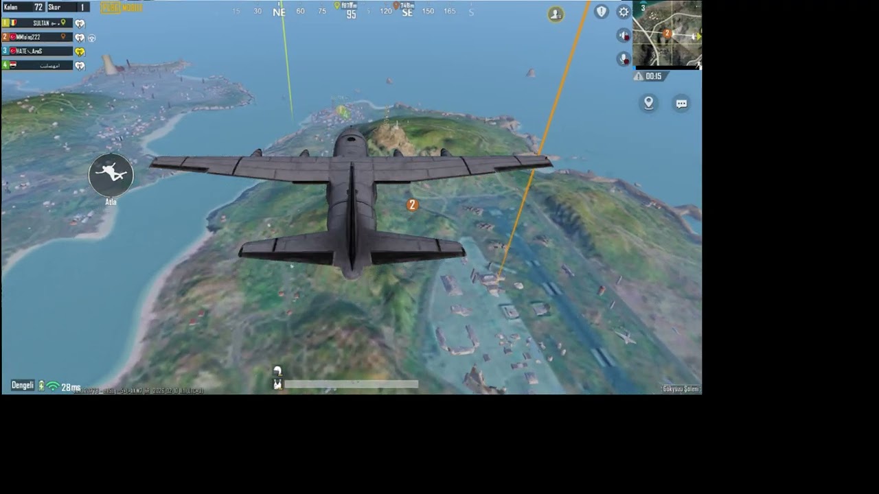 pubg mobile oynadım  çok iyi maçtı