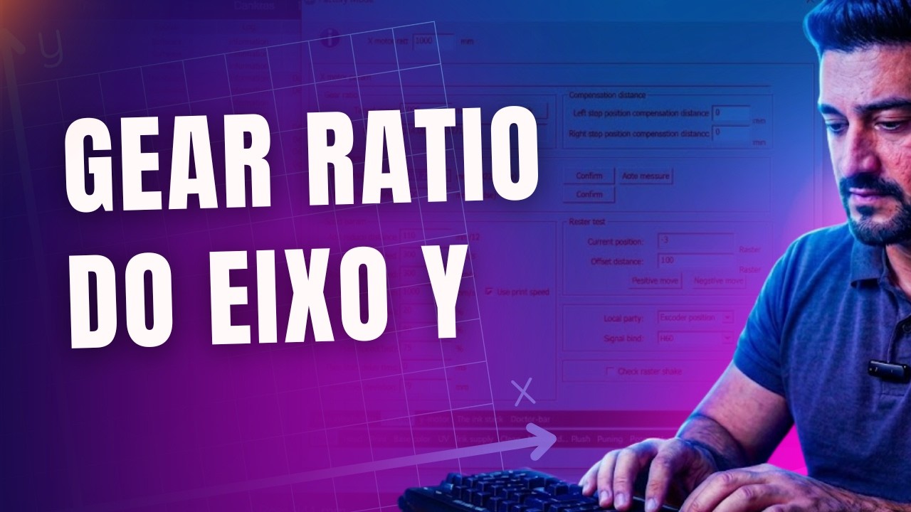 Como fazer o Gear Ratio do Eixo Y no Print Exp   Ajuste passo Y