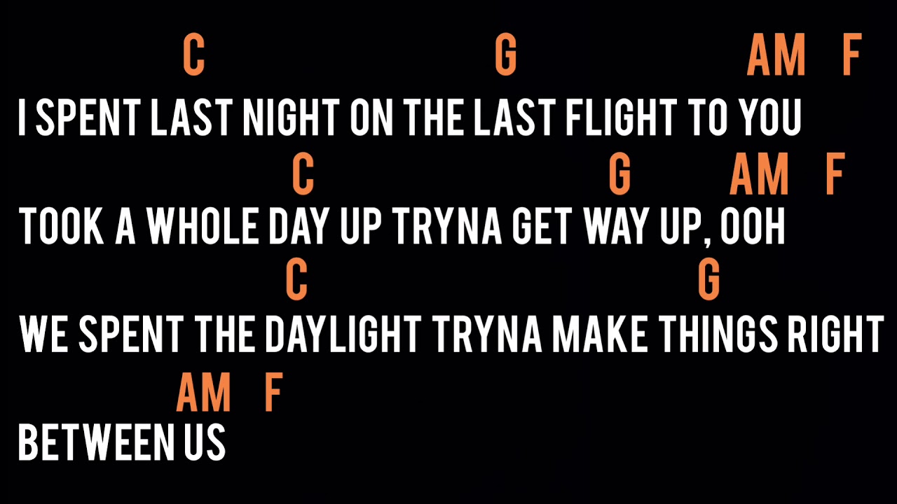 Maroon 5 - Girls like you (Lyrics + Chords)