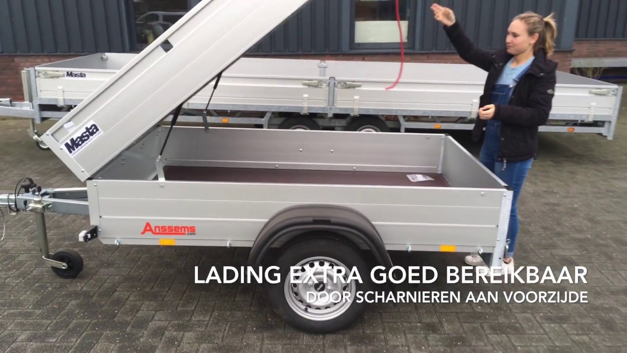 Anssems GT 750kg HT 211x126x48cm Bagagewagen | Masta Aanhangwagens | Masta.nl