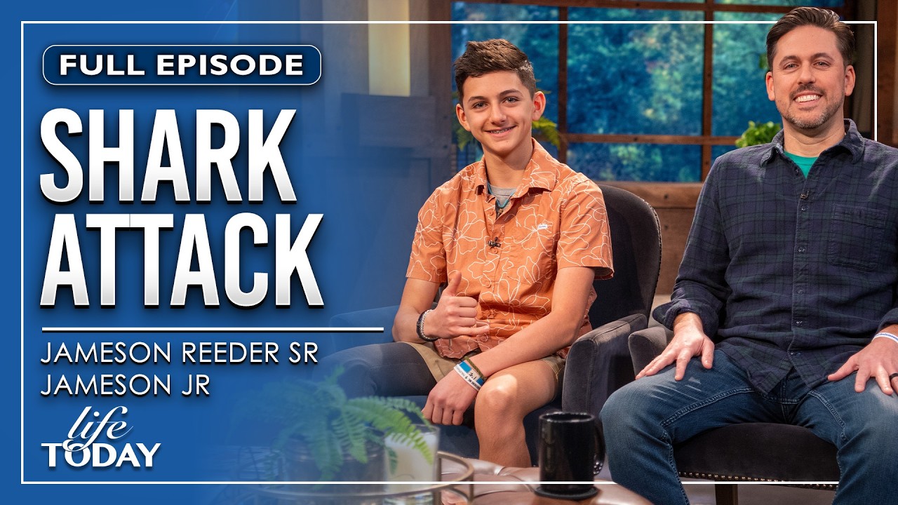 Jameson Reeder Sr and Jameson Jr: Shark Attack (LIFE Today)