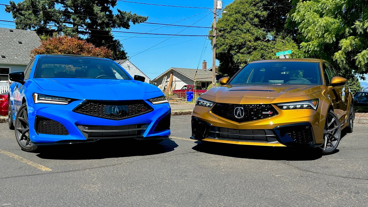Сравнение типа S: TLX и Integra