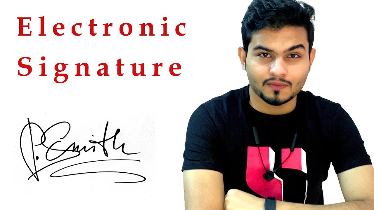 How to make Electronic Signature | Digital Signature