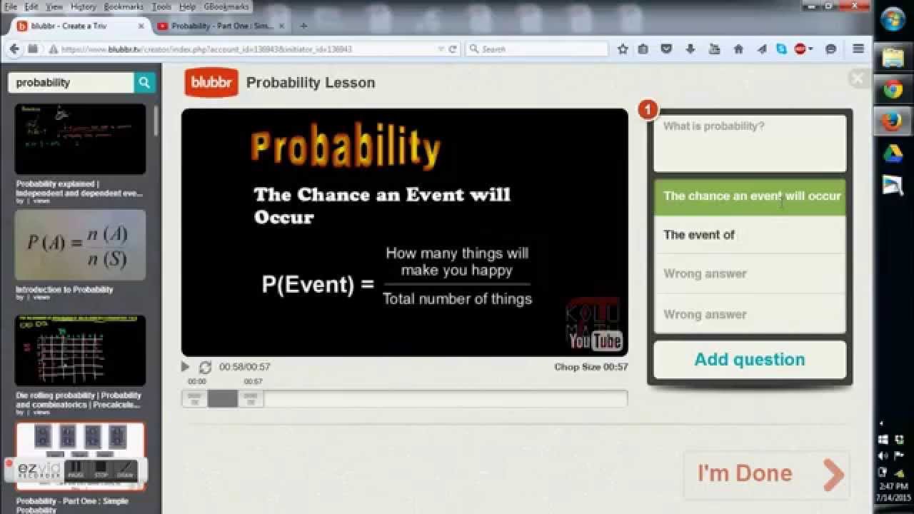 Blubbr Tutorial
