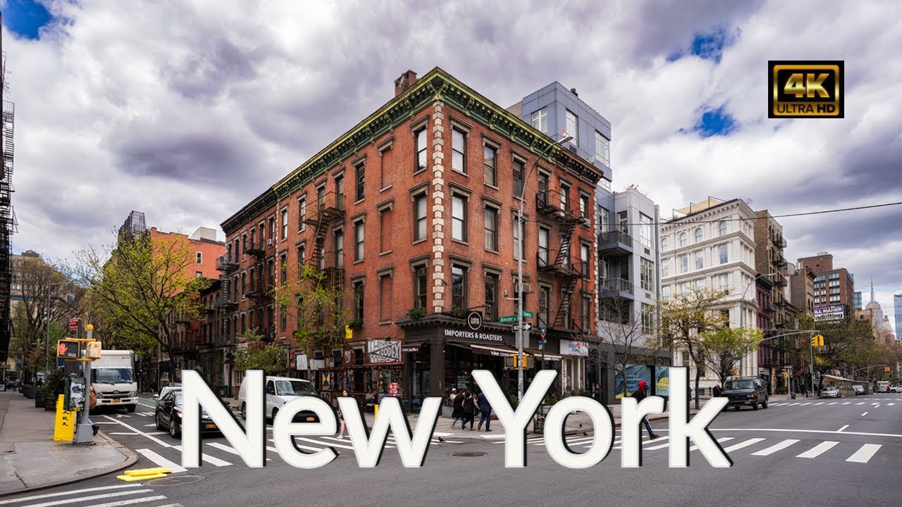Walking NYC [4K] : Elizabeth Street in Nolita
