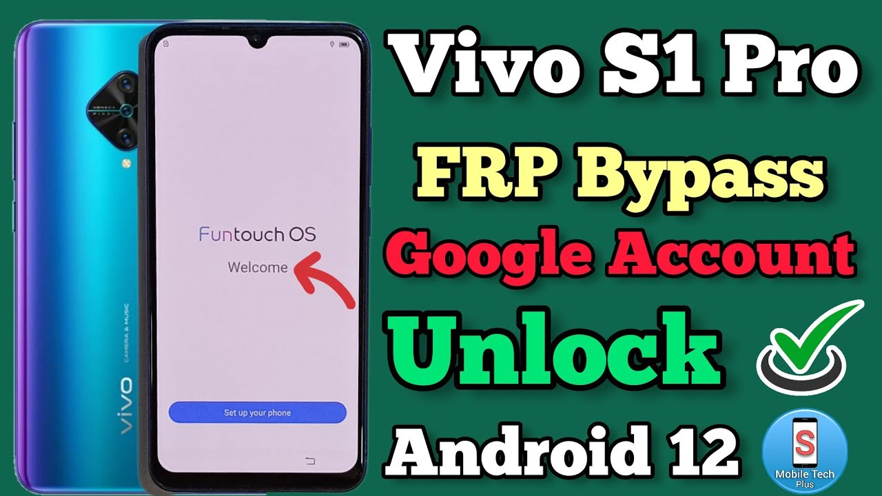 Vivo S1 Pro || FRP Bypass || Android 12 || Google Account Unlock || Without Pc || New Trick || 2023