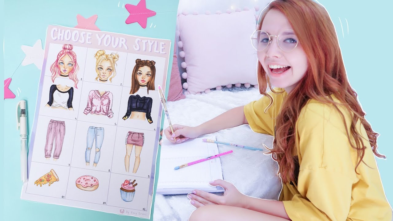 Erstes Outfit Bingo | Ich besuche euch ZUHAUSE! || Foxy Draws
