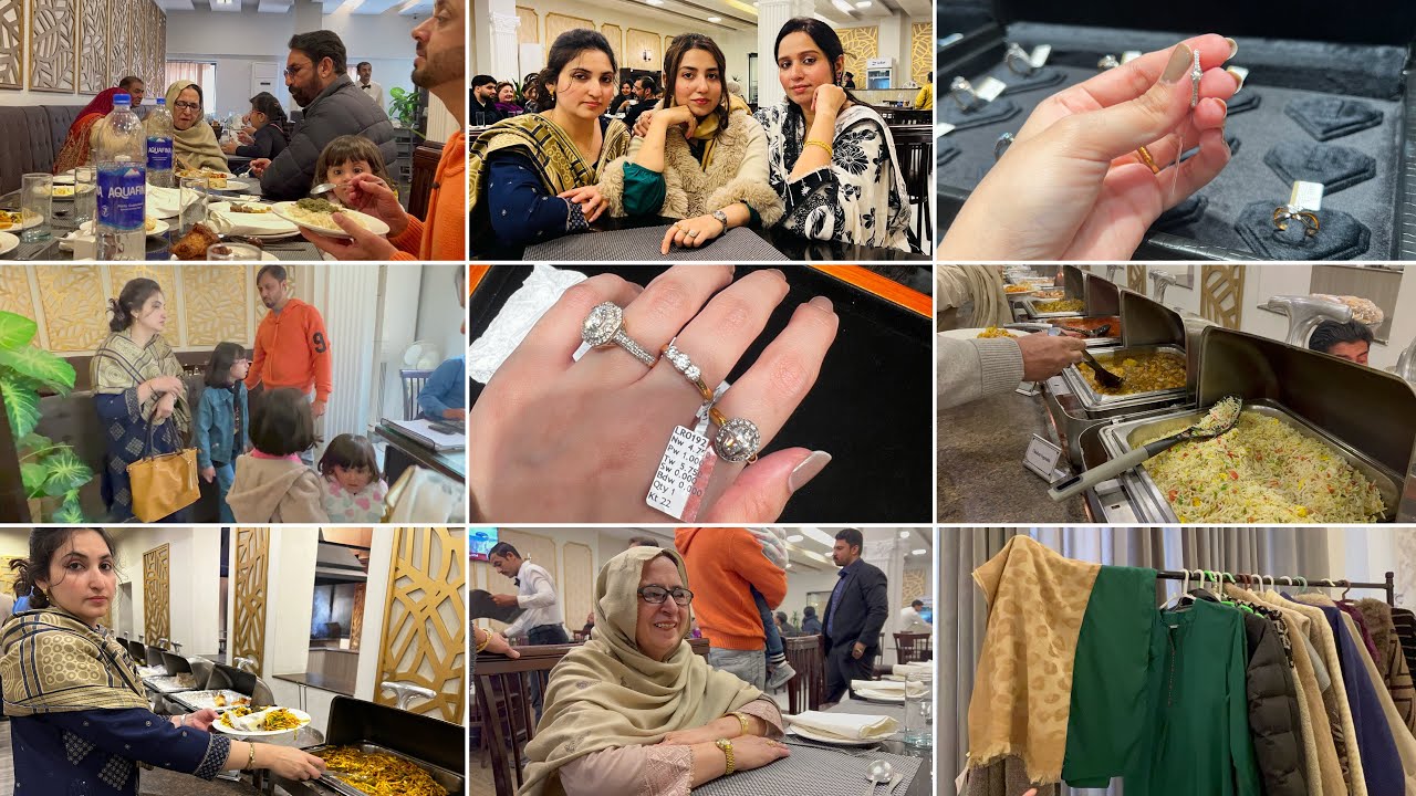Anniversary py mili diamond rings💍- i gifted myself some giftss/api ki nand ki shadi - family lunch
