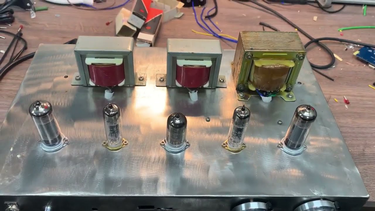6N2 6P1 복사제품 만들기 #1  /  6N1N  QTK1 6X4W  Vacuum tube amp