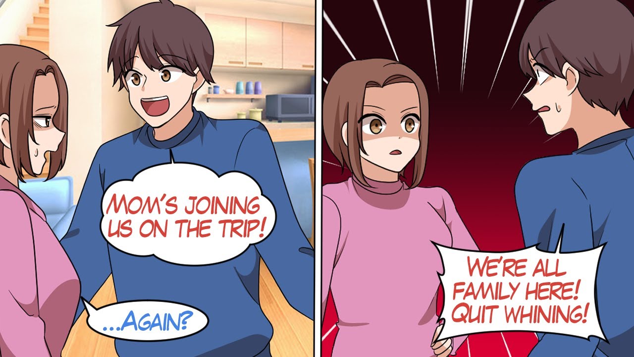 [Manga Dub] My Husband, Who's a Mama's Boy, Asked His Mom To Come On Our Trip! But… [RomCom]