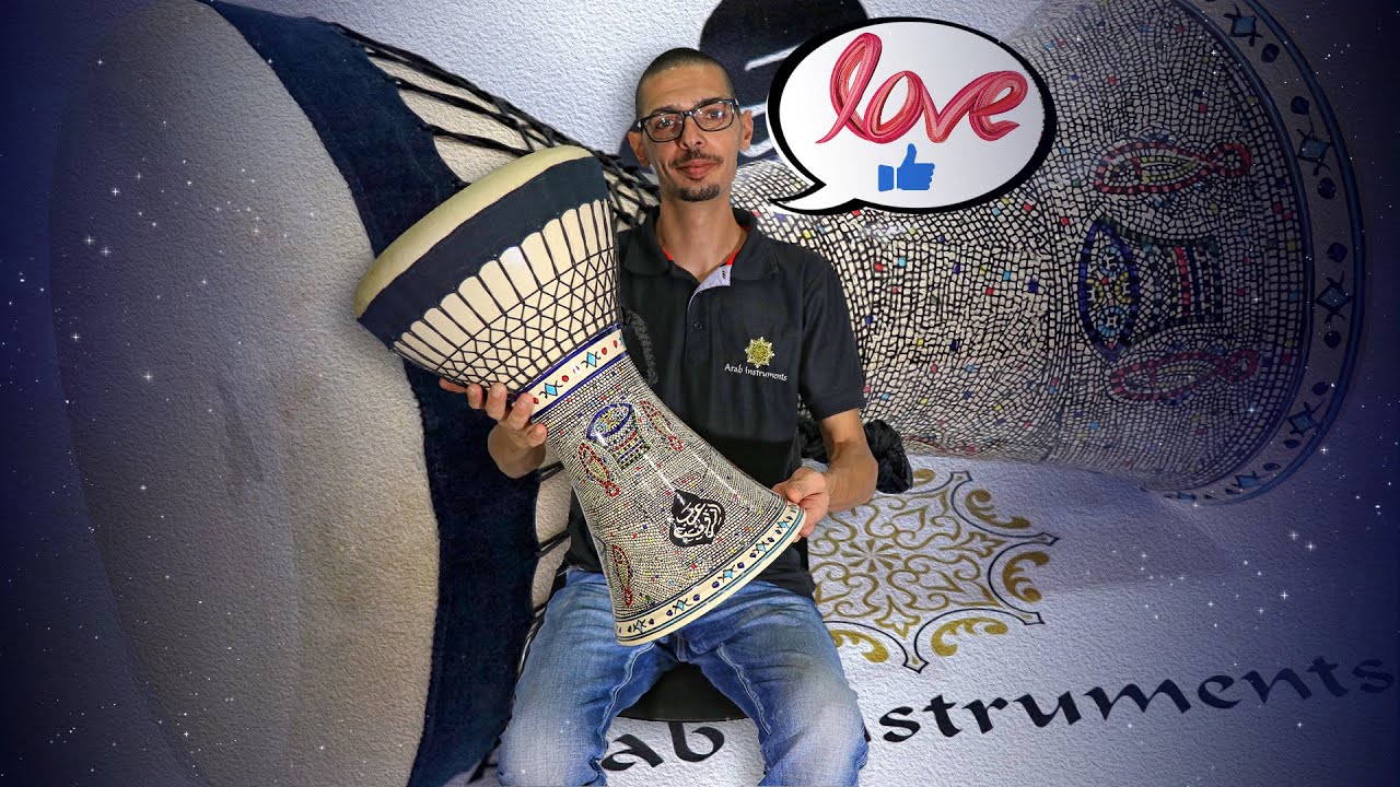 Ceramic Dohola Darbuka - Goat Skin - Armenian Art