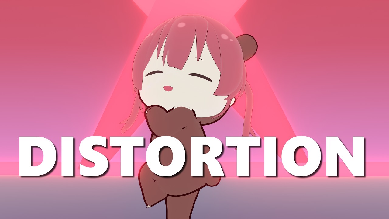 【Distortion】Kumarine(?) Dance Cover【Chibi 3D】 #Kumarine #MoonaHoshinova #Distortion