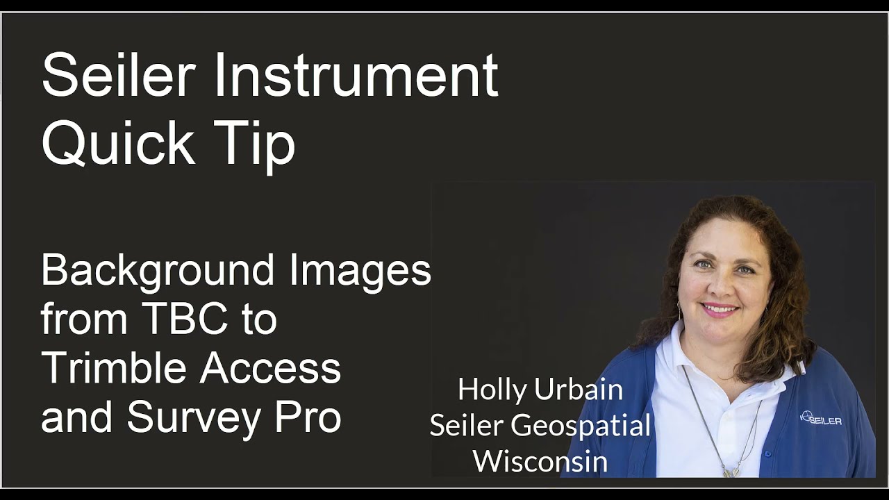 Background Images from Trimble Business Center TBC to Trimble Access TA and Survey Pro