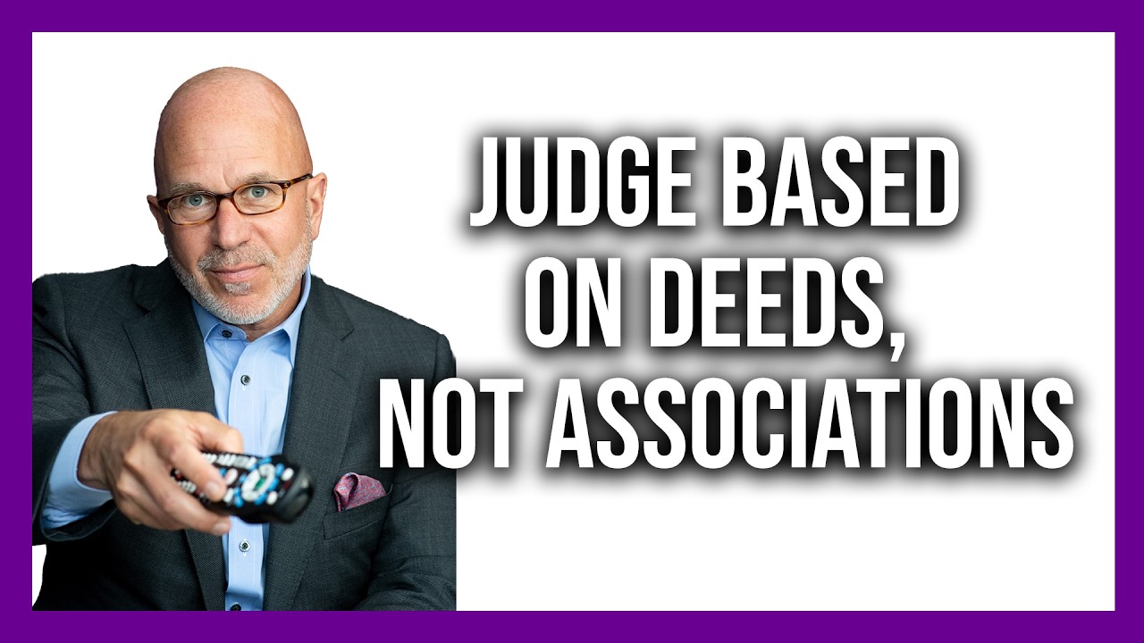Epstein: We Need to Judge Based on Deeds, Not Associations