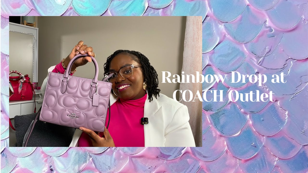 Акция Rainbow Drop 💜🌈🩷 в аутлете COACH, часть 1.