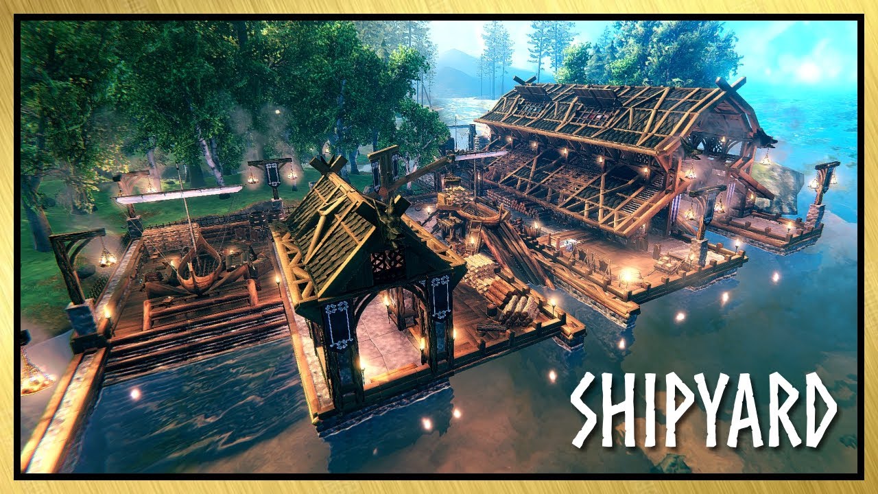 발하임 건축 Valheim Building : Shipyard 조선소 - 발하임(Valheim) - 꼬사티비(GGosA TV)