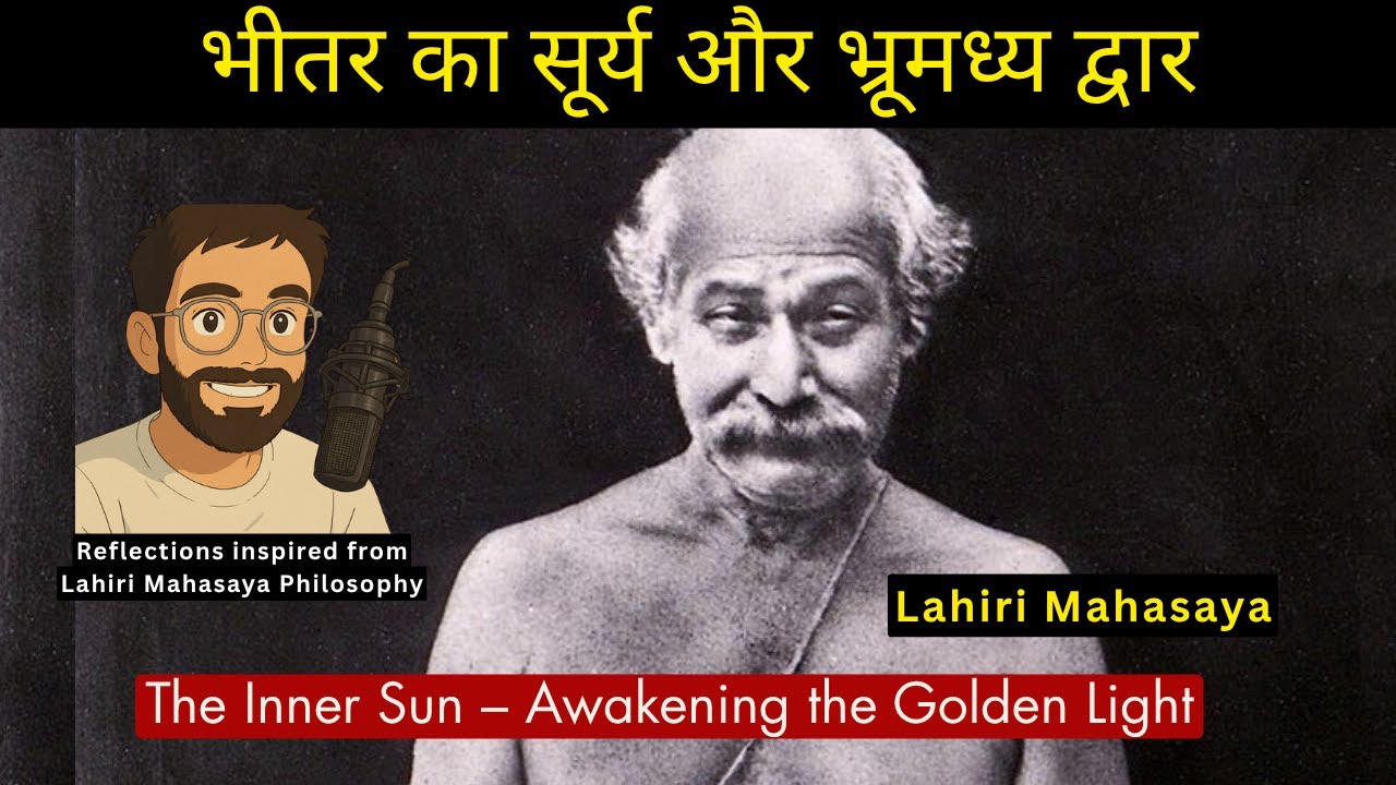 भीतर का सूर्य और भ्रूमध्य द्वार | Inner Sun & light | My Reflections on Lahiri Mahasaya’s Teachings