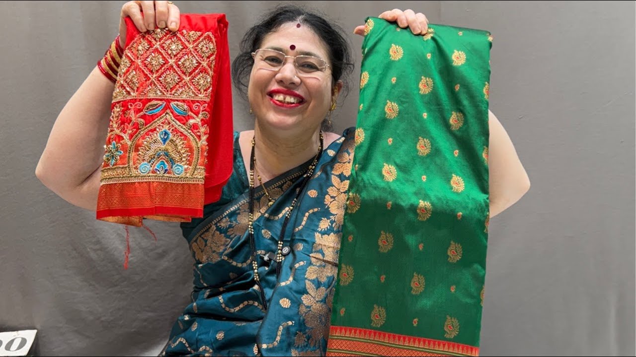Jabardast Ari work collection 🥳🥰Kasturi Paithani Yeola