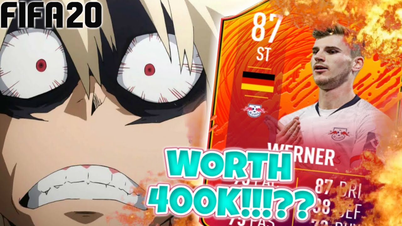 WORTH 400K!!!??? | HEADLINER TIMO WERNER REVIEW FIFA 20