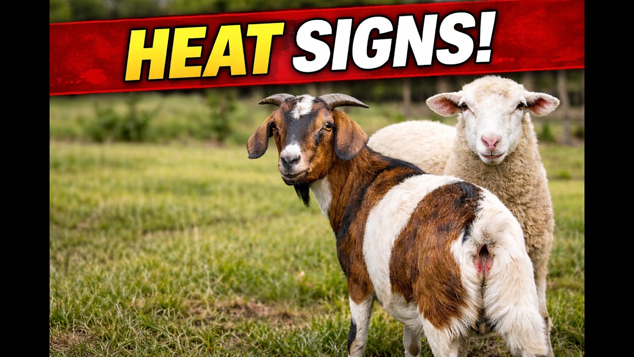 5 Clear Signs Your SHEEP or GOAT Is On Heat (Don’t Miss This!) | AFRICA FARMING