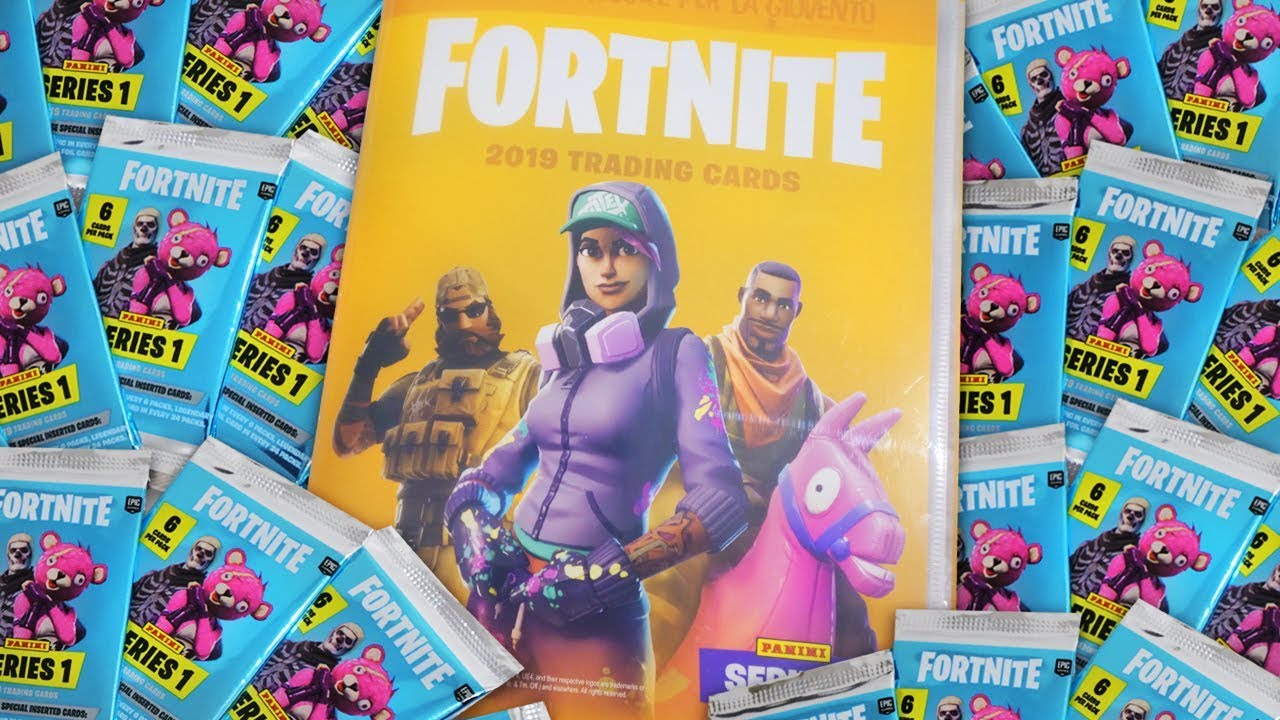 APRO L'ALBUM DI FORTNITE E UN SACCO DI BUSTINE! - Fortnite Trading Cards Serie 1