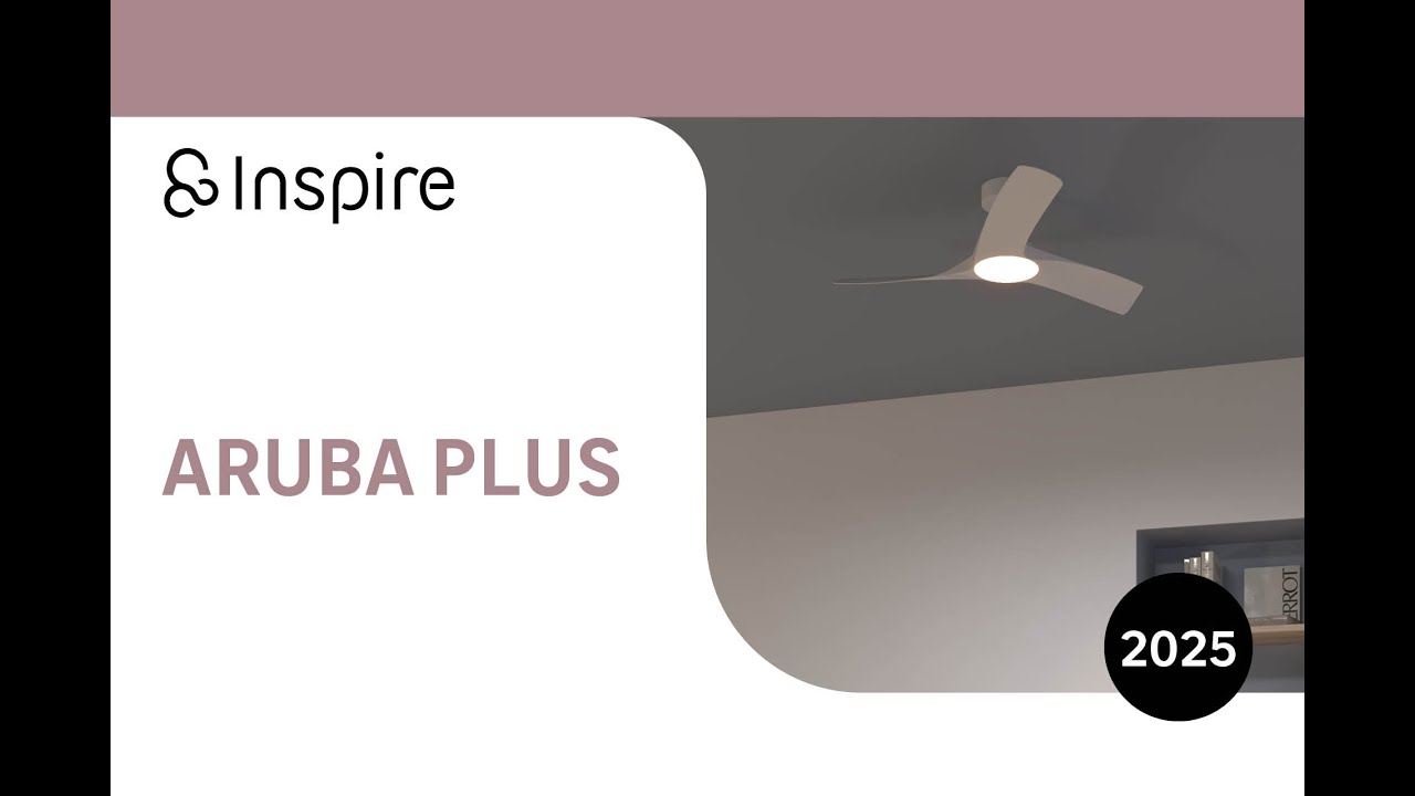 Ventilateur de Plafond ARUBA PLUS INSPIRE : Montage et Utilisation (Tutoriel)