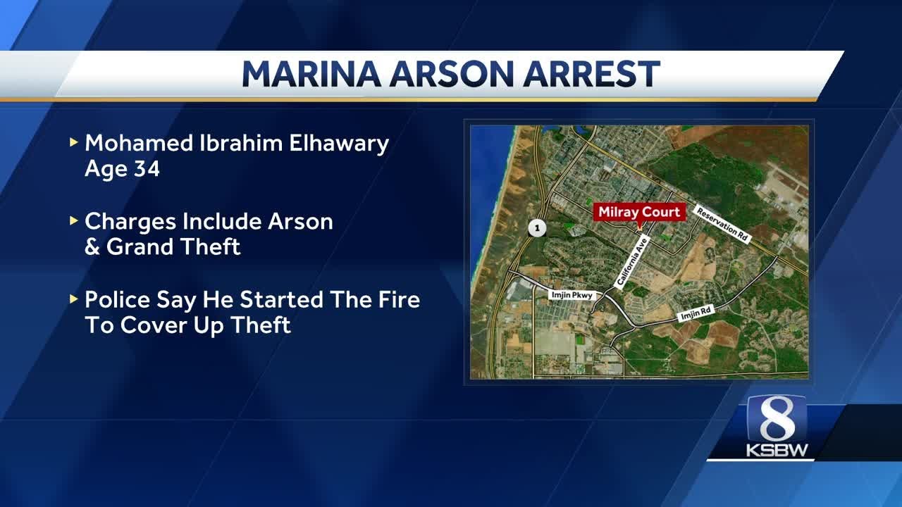 1 arrested for alleged arson to cover up money theft in Marina