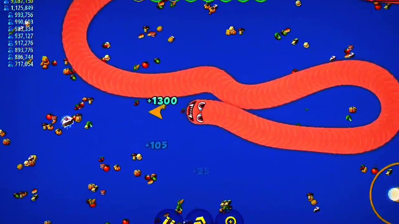 🐍WORMSZONE.IO | Giant Slither Snake Top 01 🏆 | Epic Worms Zone Biggest Snake Gameplay! | zone.2.0