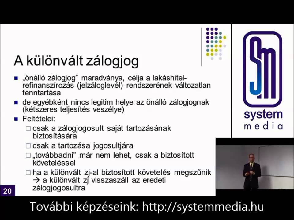 Az új Polgári törvénykönyv - Zálogjog tárgya, létrejötte, érvényesítése