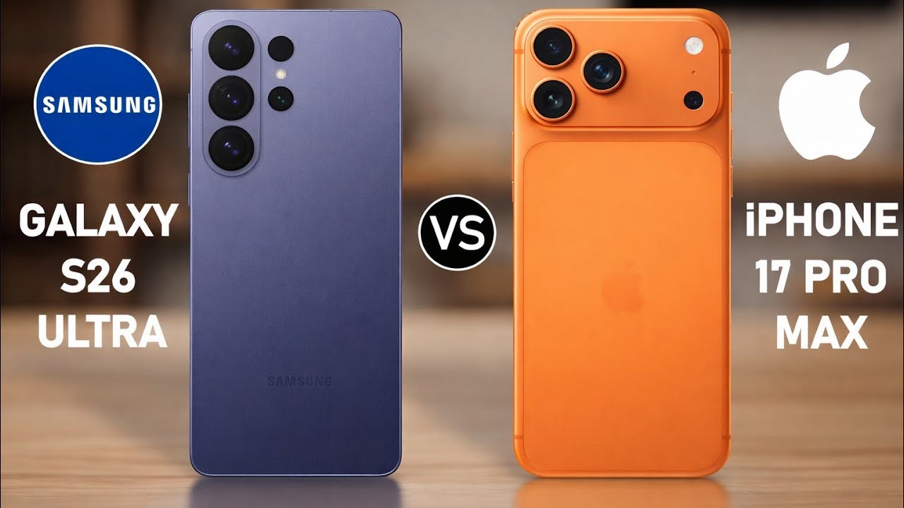 Samsung Galaxy S26 Ultra vs iPhone 17 Pro Max – Ultimate Flagship Battle 2026! 🔥
