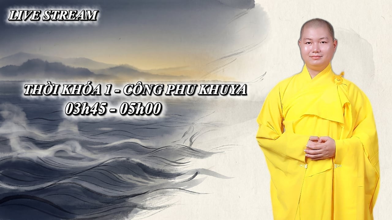 🎥🔴Trực Tiếp: THỜI KHOÁ TU KHUYA : 04h00-05h00 TẠI CHÙA ĐẠI TÒNG LÂM - PHÚ MỸ - BÀ RỊA -VŨNG TÀU