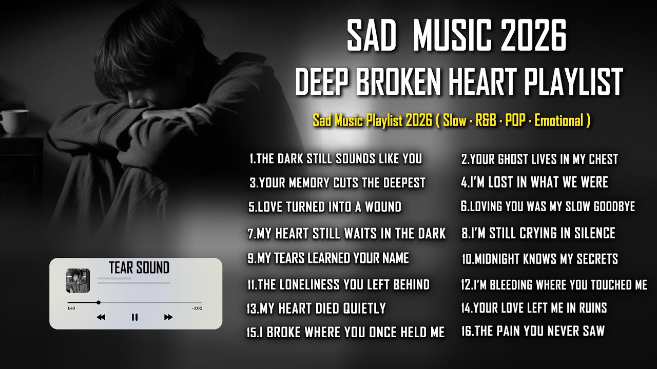 My Heart Died Quietly 🎧 Sad Lofi Songs | Deep Feelings Love Ballads Playlist