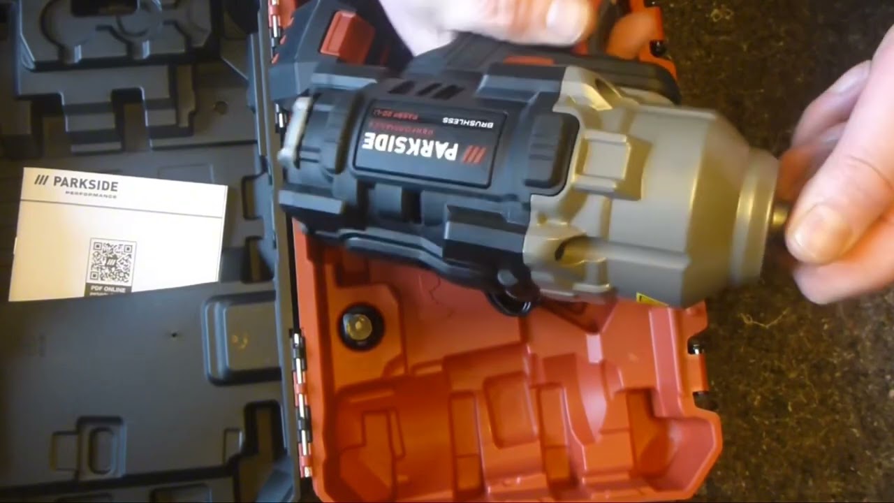 Parkside PASSP 20-Li C4 20v impact wrench (wrongly advertised??)